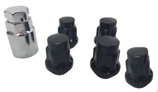 Lock Nuts Black PK5