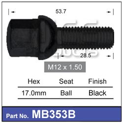 One Piece Wheel Bolt