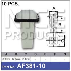 FASTENERS Pkt  10