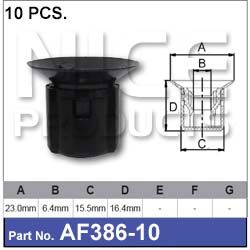 FASTENERS Pkt  10