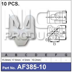 FASTENERS Pkt  10