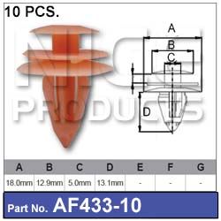 FASTENERS PKT 10