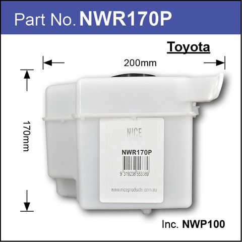 Washer Reservoir & Pump (NO ETA)