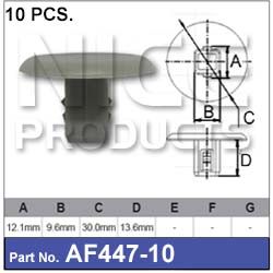 Fasteners Pkt 10
