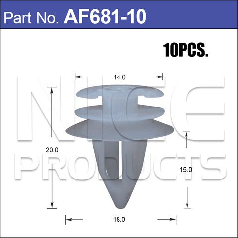 FASTENERS Pkt 10