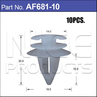 FASTENERS Pkt 10