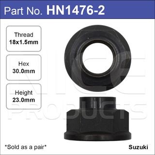 Hub Nuts Pair