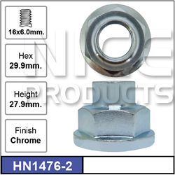 Hub Nuts Pair