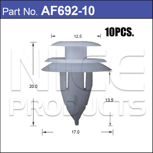 FASTENERS Pkt 10