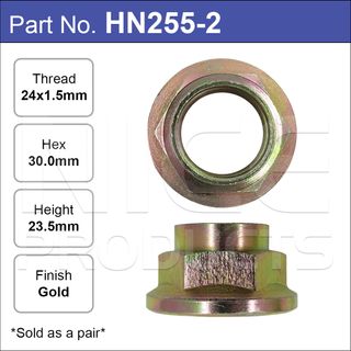 Hub Nut Pair