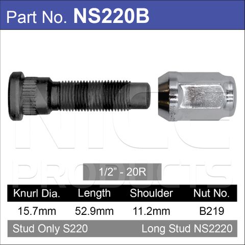 Wheel Stud and Nut