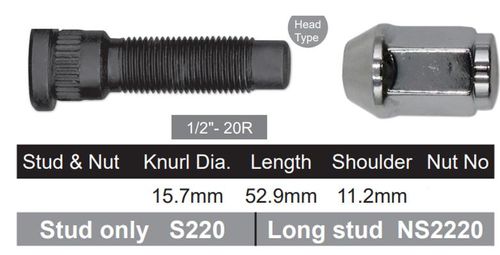 Wheel Stud and Nut