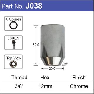 3/8 ALLEN KEY NUT