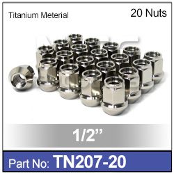 TITANIUM WHEEL NUT SET