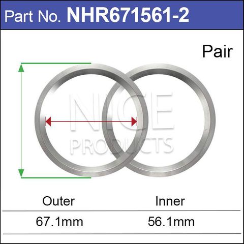 Aluminium Hub Rings