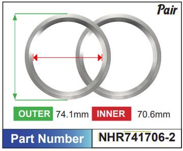 Aluminium Hub Rings