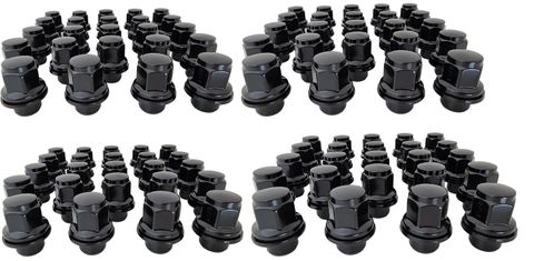 Toyota Ladcruiser Black Wheel Nuts pk100