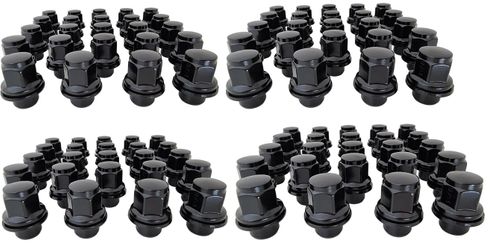Toyota Ladcruiser Black Wheel Nuts pk100