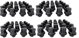 Toyota Ladcruiser Black Wheel Nuts pk100