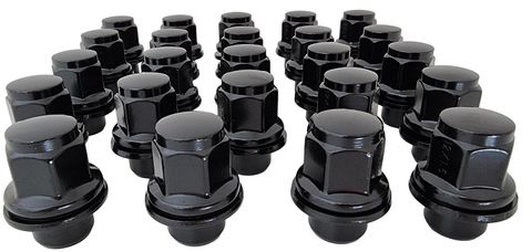 Black Toyota Landcruser Nuts pk25