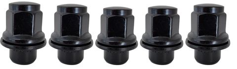 Wheel Nuts Black Landcruiser Pk 5