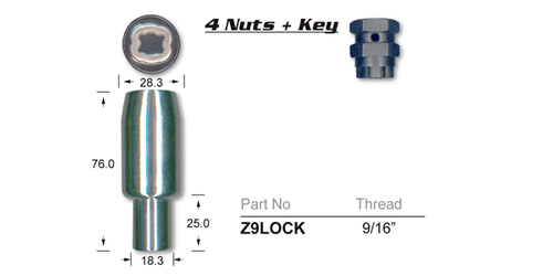 Lock Nuts (set of 4)