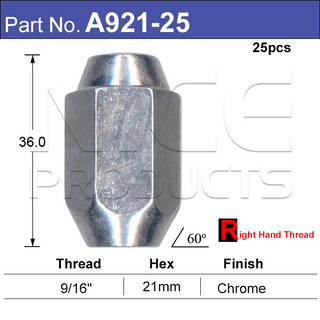 Chrome Nut Pk25