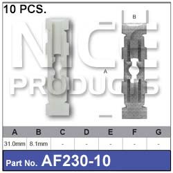 FASTENERS Pkt  10