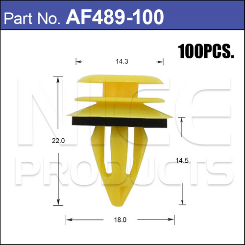 FASTENERS Pkt 100