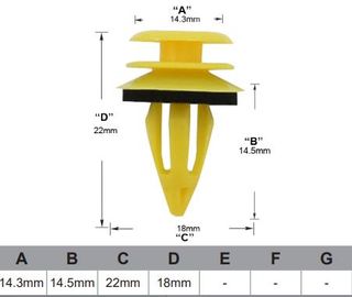 FASTENERS Pkt 1000