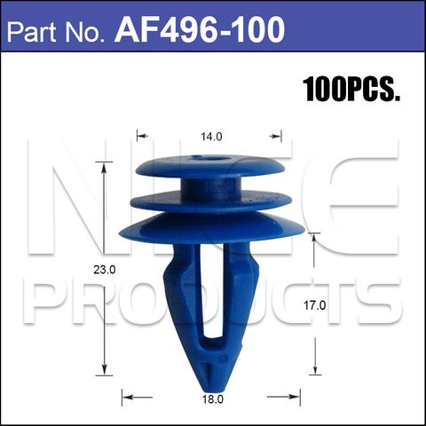 FASTENERS Pkt 100