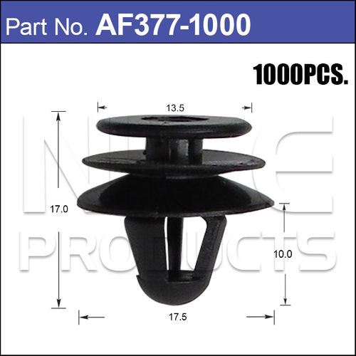 FASTENERS Pkt 1000