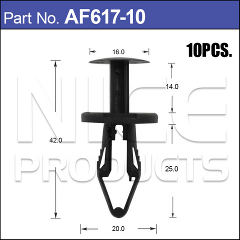 Fasteners Pkt 10