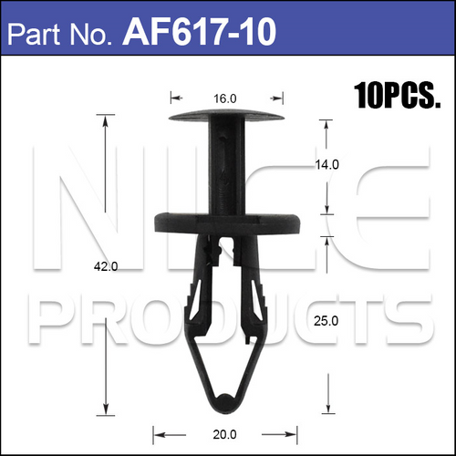 Fasteners Pkt 10