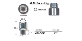 Lock Nuts (set of 4)