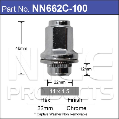 Toyota Landcruiser Alloy Nuts