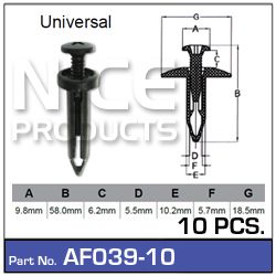 Fasteners Pkt 10