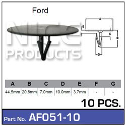 Fasteners Pkt 10