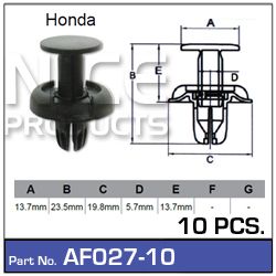 Fasteners Pkt 10