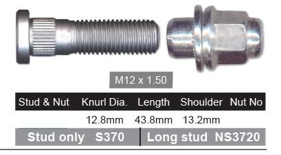 Wheel Stud & Nut