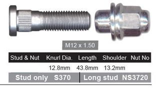 Wheel Stud & Nut