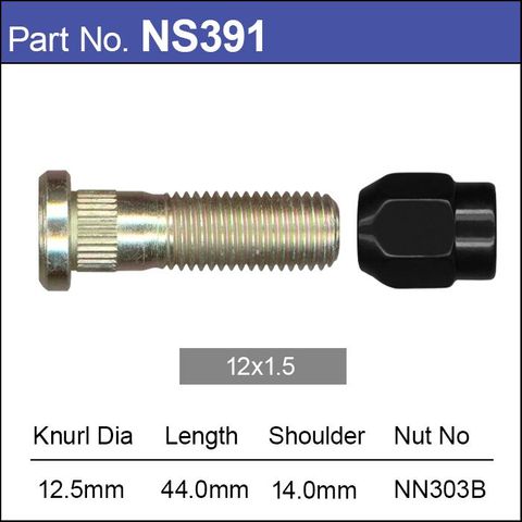 Wheel Stud & Nut