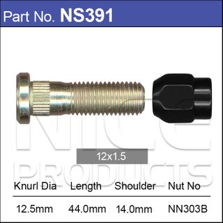 Wheel Stud & Nut
