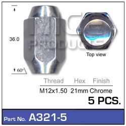 Chrome Nut