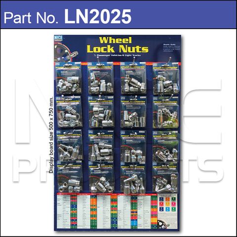 Merchandiser Lock Nuts