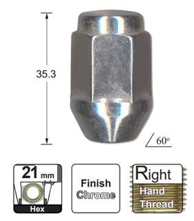 Chrome Nut