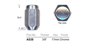 Chrome Nut