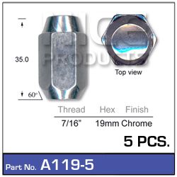 Chrome Nut