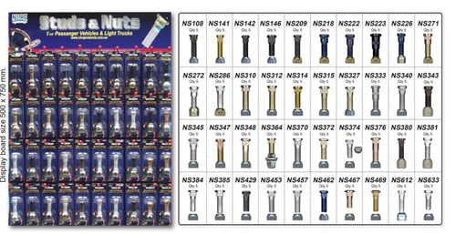 Wheel Stud Merchandiser