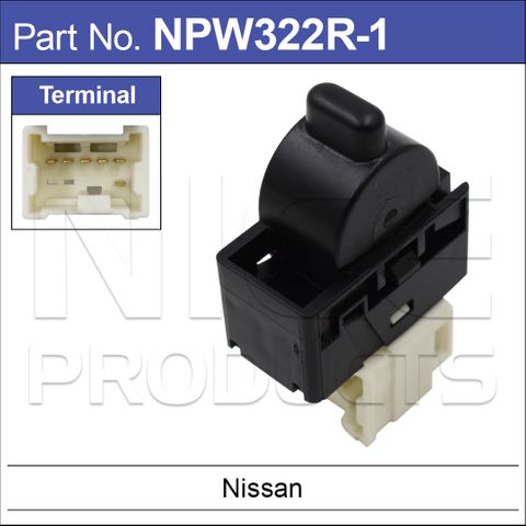 Rear Power Window Switch D22